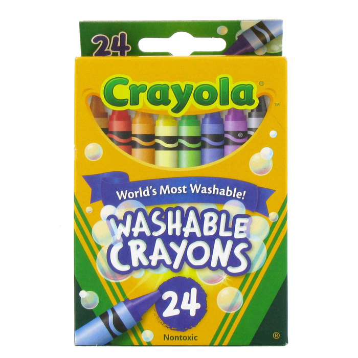 Crayola Washable Crayons 24 Piece Set Hobby Lobby 297747